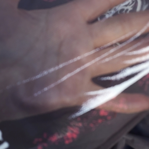 Killstar Punk Goth Mesh Top XXL/ XL NWT - Picture 4 of 11